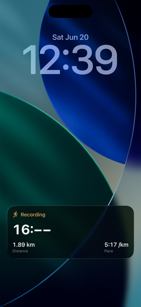 Live Activity on the lock screen